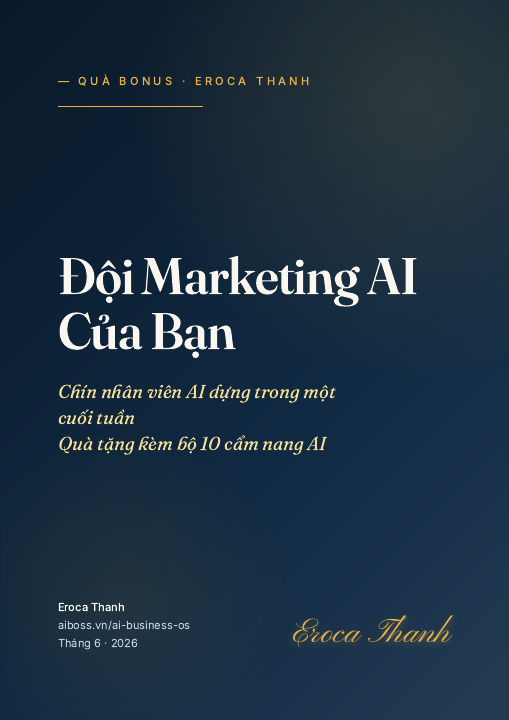 Bìa ebook Đội Marketing AI