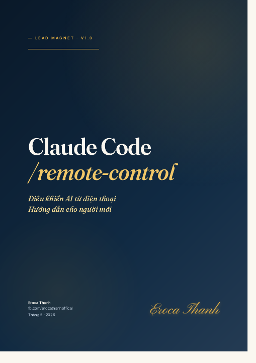 Bìa Điều Khiển Claude Code Từ Điện Thoại
